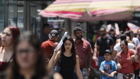 Ola de calor en Brasil. Foto: Télam