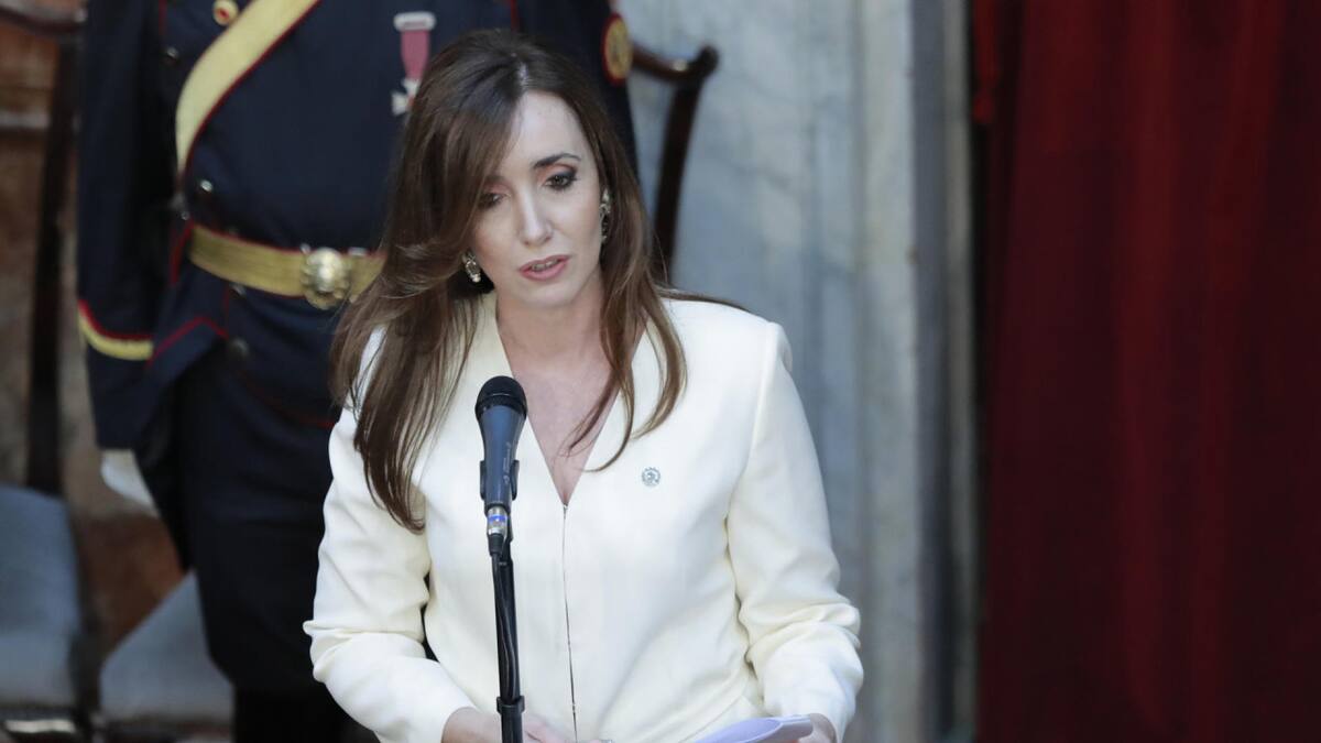 Victoria Villarruel, vicepresidenta de la Nación Argentina. Foto: EFE