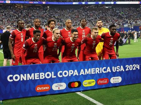 La Selección de Canadá en la Copa América 2024. Foto: Reuters.