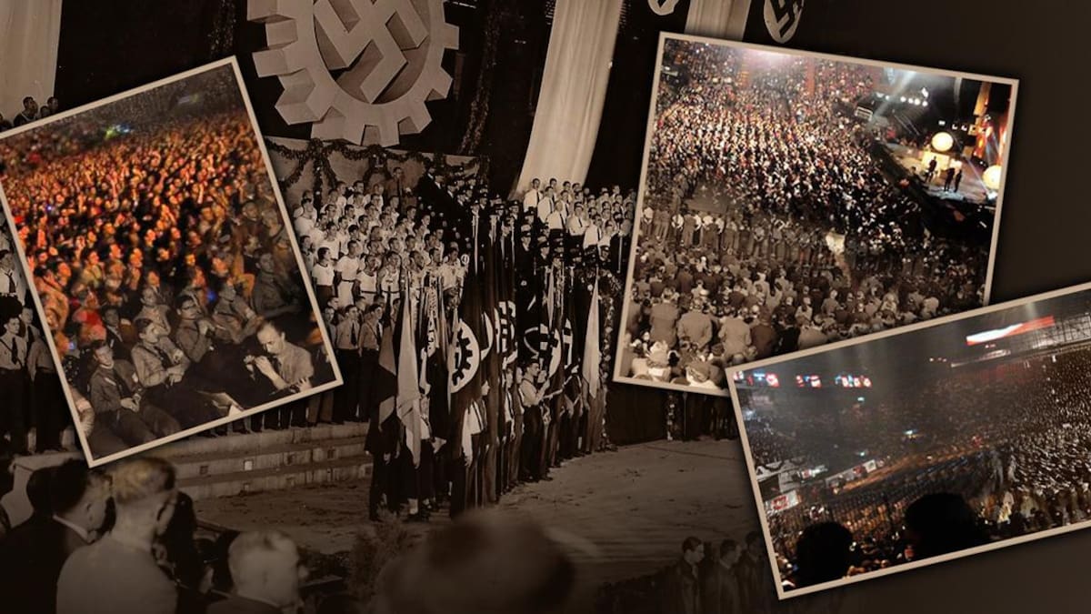 Los fantasmas del acto nazi en el Luna Park de Buenos Aires en 1938