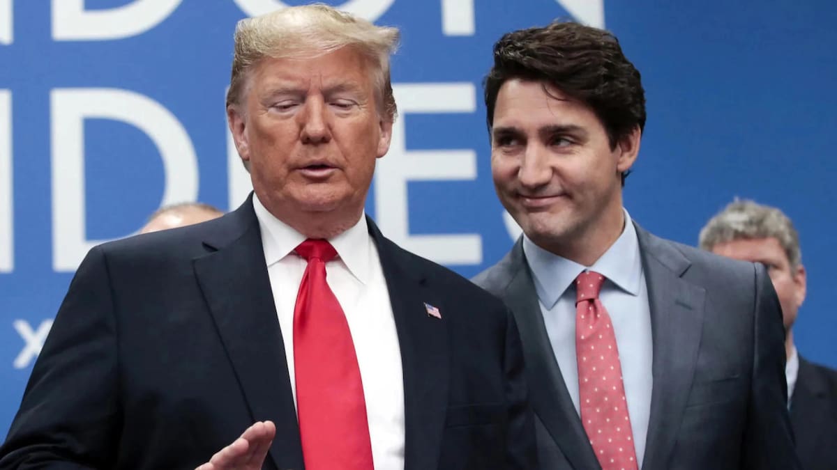 Donald Trump se hizo eco de la renuncia de Justin Trudeau. Foto: EFE.