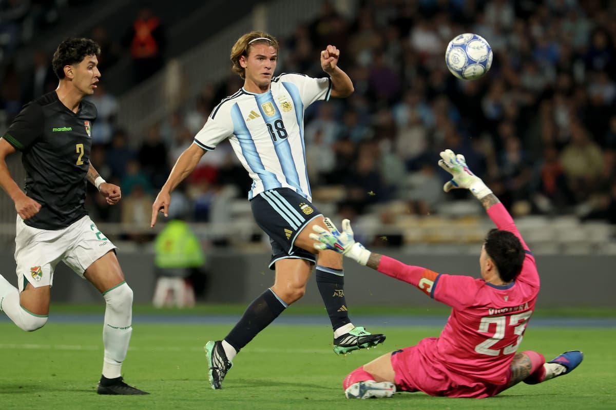 La Selección Argentina goleó 4 a 0 a Bolivia amistoso sin messi