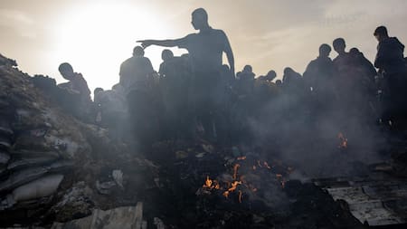 Graves ataques en Rafah, Gaza. Foto:EFE