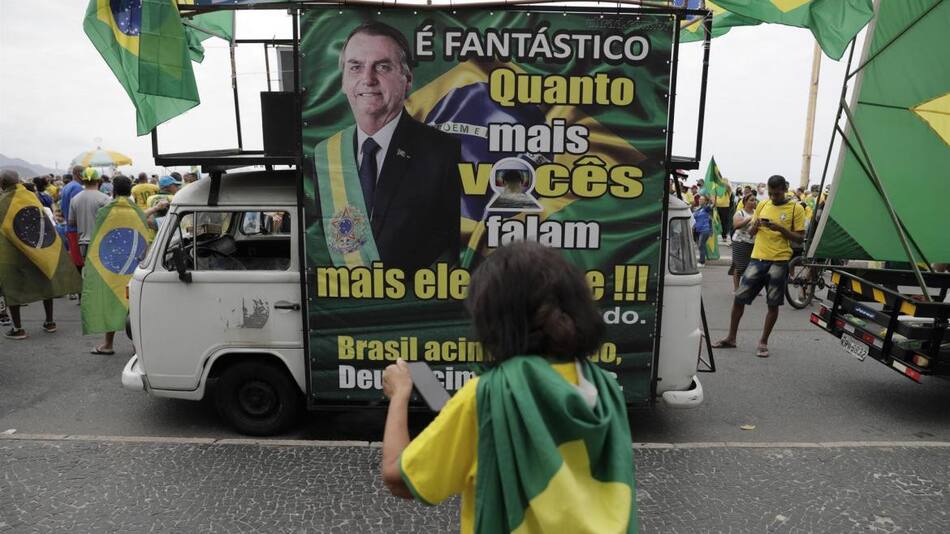 Marcha a favor de Jair Bolsonaro, Brasil, EFE