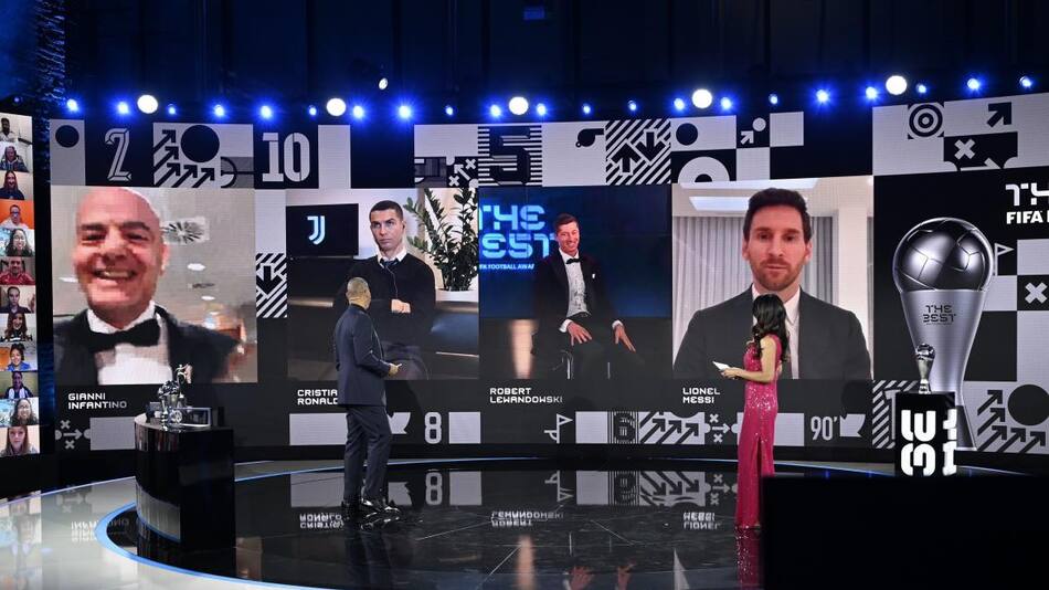 Premios The Best de FIFA con Messi, REUTERS