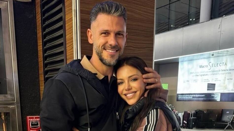 Evangelina Anderson y Martín Demichelis. Foto: Instagram.
