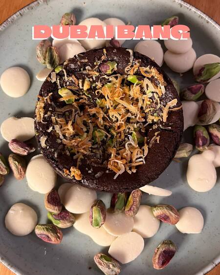 Cookie de chocolate Dubai. Foto Instagram Big Bang