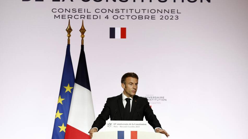 Emmanuel Macron, Francia. Foto: EFE.