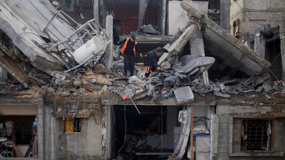 Destrucción en Jan Yunis. Foto: Reuters