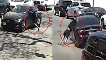 Robo de un auto en el Bronx que terminó con un herido grave. Foto: Captura de video ABC News.