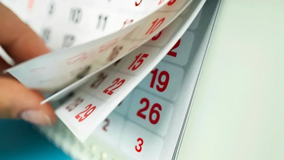 Fechas, feriado, calendario. Foto: NA.
