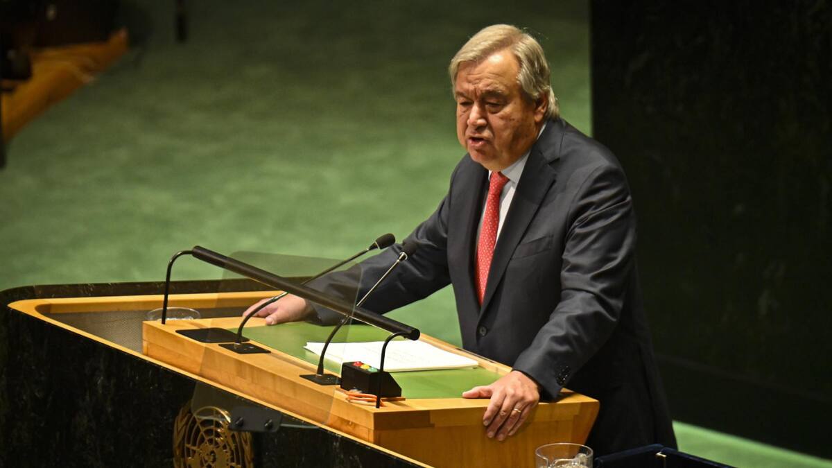Antonio Guterres. Foto: EFE.