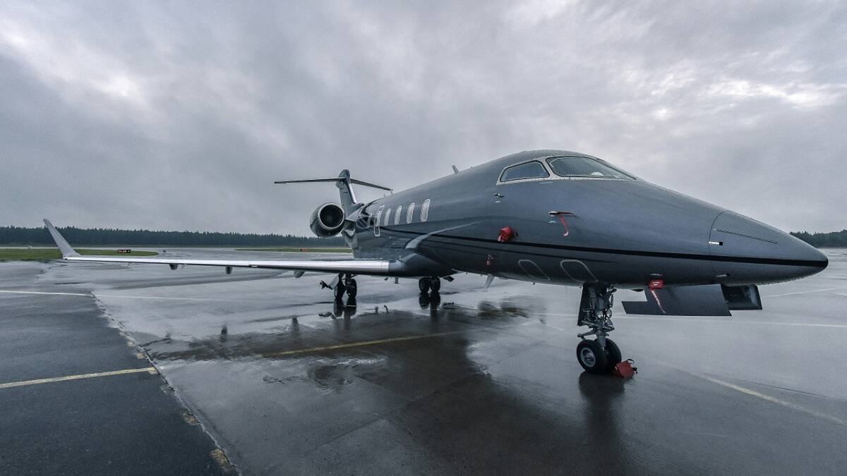 Avión privado; jet. Foto: Unsplash.