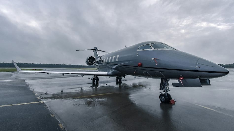Avión privado; jet. Foto: Unsplash.