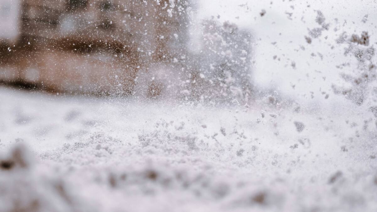 Nieve, frío. Foto Unsplash.