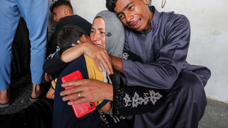 Víctimas en la Franja de Gaza. Foto: Reuters.