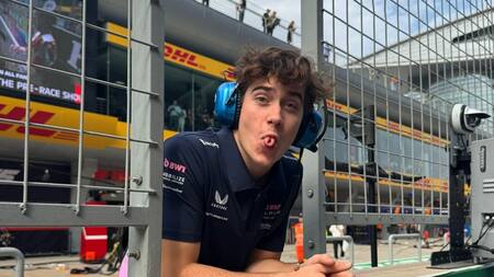 Franco Colapinto, piloto de reserva de Alpine. Foto: Instagram @francolapinto