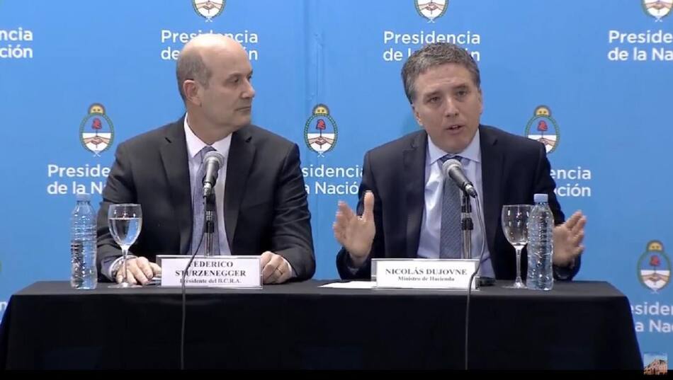 Federico Sturzenegger y Nicolás Dujovne, acuerdo con FMI