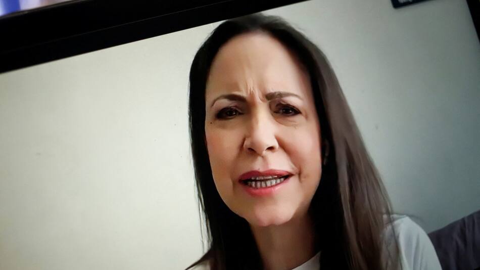 María Corina Machado. Foto: REUTERS.