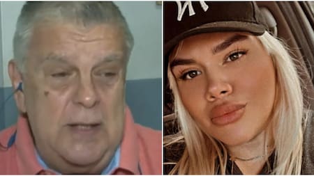 Luis Ventura y Morena Rial. Fotos: captura eltrece - Instagram.