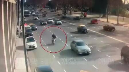 Salidera bancaria en Recoleta, foto de captura de video