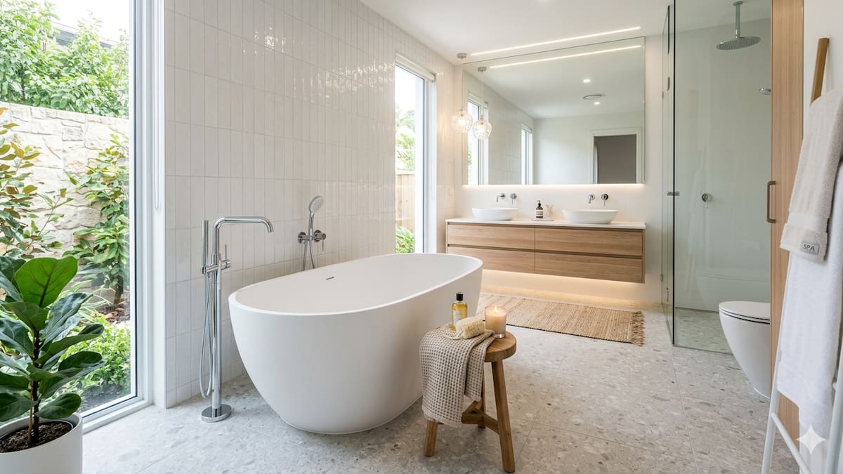 Decoración de baño e interiores