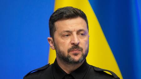 Volodímir Zelenski, presidente de Ucrania. Foto: Reuters/Ints Kalnins