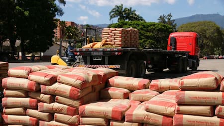 Venta de cemento, caída en enero