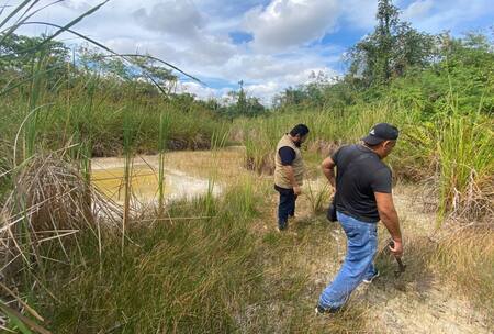Operativo para el hallazgo de la argentina desaparecida en Cancún. Foto: X FGEQuintanaRoo.