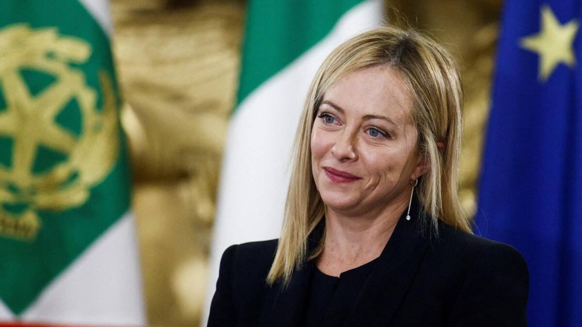 Giorgia Meloni, Italia. Foto: REUTERS