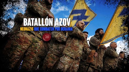 El Batallón Azov. Foto: 26 Historia / Canal 26.