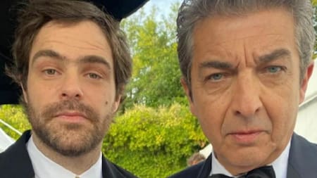 Ricardo Darín y Peter Lanzani. Foto: NA.
