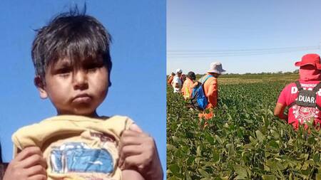 Búsqueda de Lian Gael Flores Soraire. Fotos: NA.