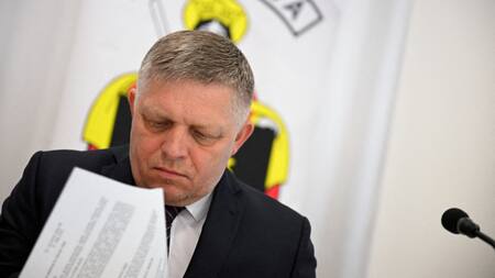 Robert Fico, primer ministro de Eslovaquia. Foto: Reuters.