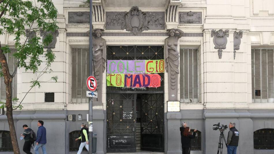 Colegios tomados. Foto: NA