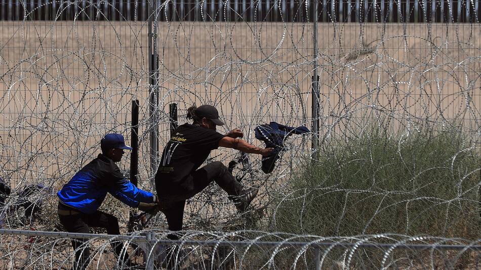 Frontera México-Estados Unidos; migrantes. Foto: EFE