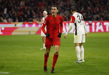 Jamal Musiala; Bayern de Múnich. Foto: Reuters (Michaela Stache)