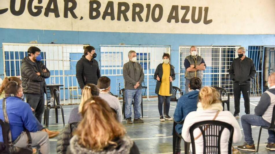Mayra Mendoza en Villa Azul, Quilmes