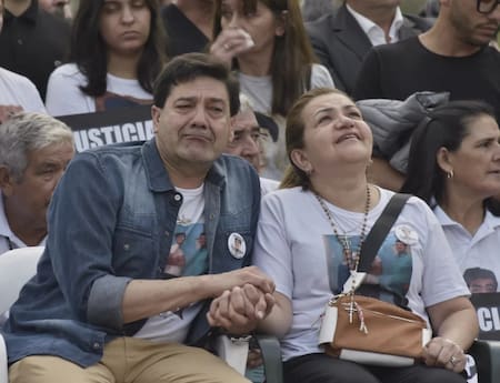 Los padres de Fernando Báez Sosa. Foto: NA