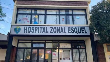 Hospital Zonal de Esquel, en Chubut. Foto: Télam.