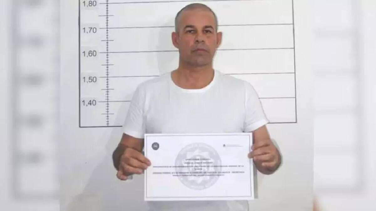 Federico Machado fue arrestado por la Policía Aeroportuaria en abril de 2021.