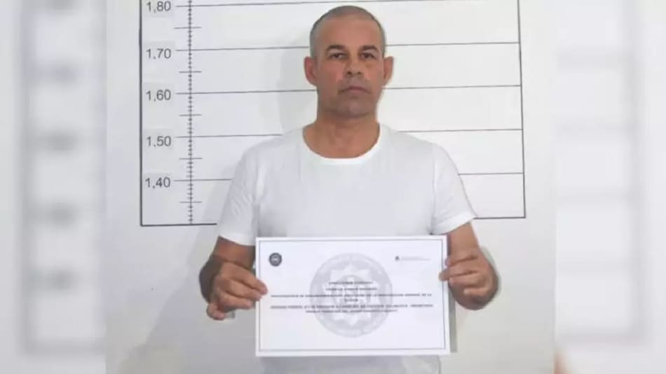 Federico Machado fue arrestado por la Policía Aeroportuaria en abril de 2021.