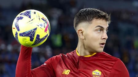 Paulo Dybala; Roma vs. Sassuolo. Foto: EFE.