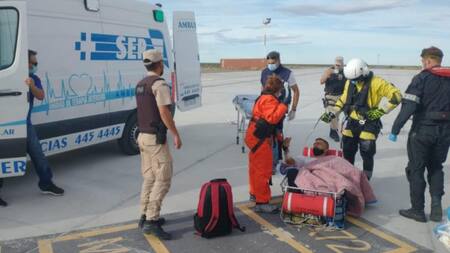 Operación de rescate debió realizarse en alta mar, foto NA