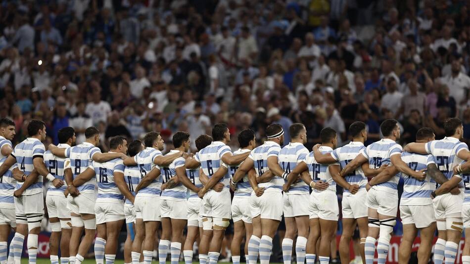 Los Pumas debutan ante Inglaterra en el Mundial de rugby 2023. Foto: Reuters.