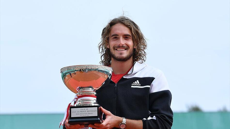 Stefanos Tsitsipas, tenis, Masters 1000 de Montecarlo, celebración, Reuters