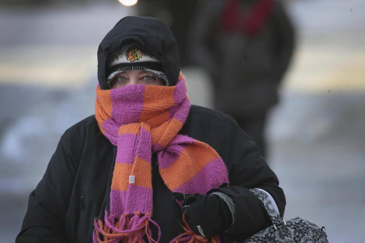 Ola de frío en Chicago, Estados Unidos (NA)