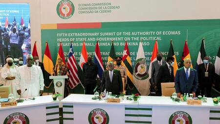 Referentes de la Cedeao. Foto: Reuters.