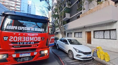 Incendio en un edificio de Almagro