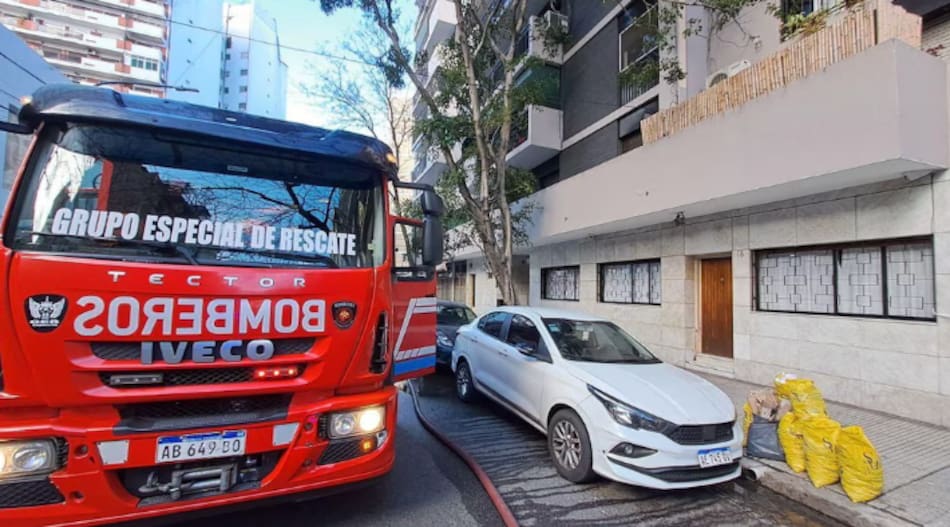Incendio en un edificio de Almagro